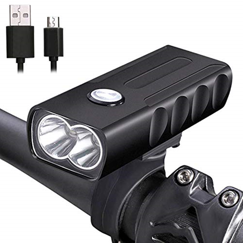 1000 Lümen Bisiklet Işığı Usb Şarj Edilebilir Led 6 Saat El Feneri 3 Modlu Suya Dayanıklı Işık